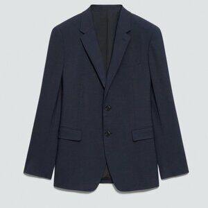 NWT Theory Men’s Chambers Blazer in Stretch Wool - NAVY
